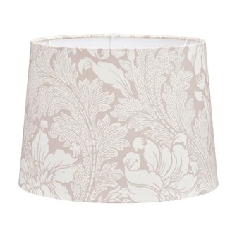 Beżowy abażur retro w kwiaty Sofia 25cm
